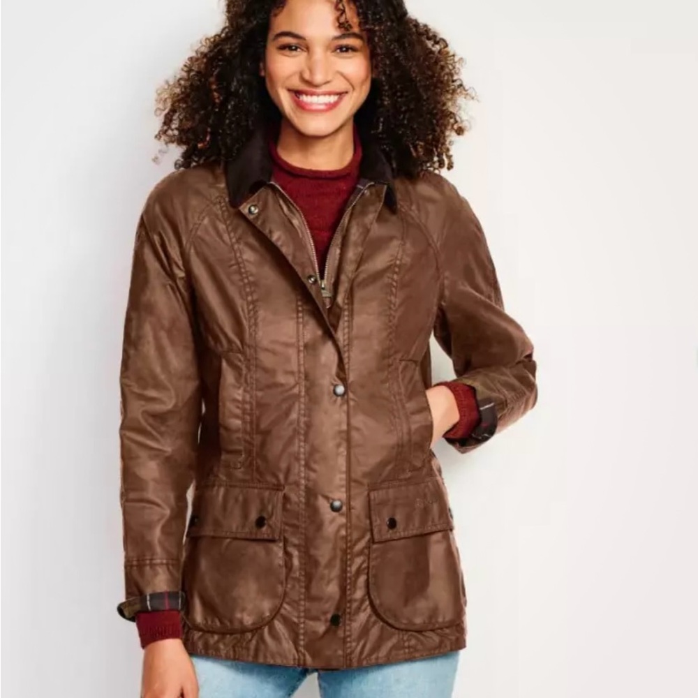 BARK ~ BARBOUR BEADNELL WAX COTTON JACKET MSRP $438  BRITISH ICONIC Style